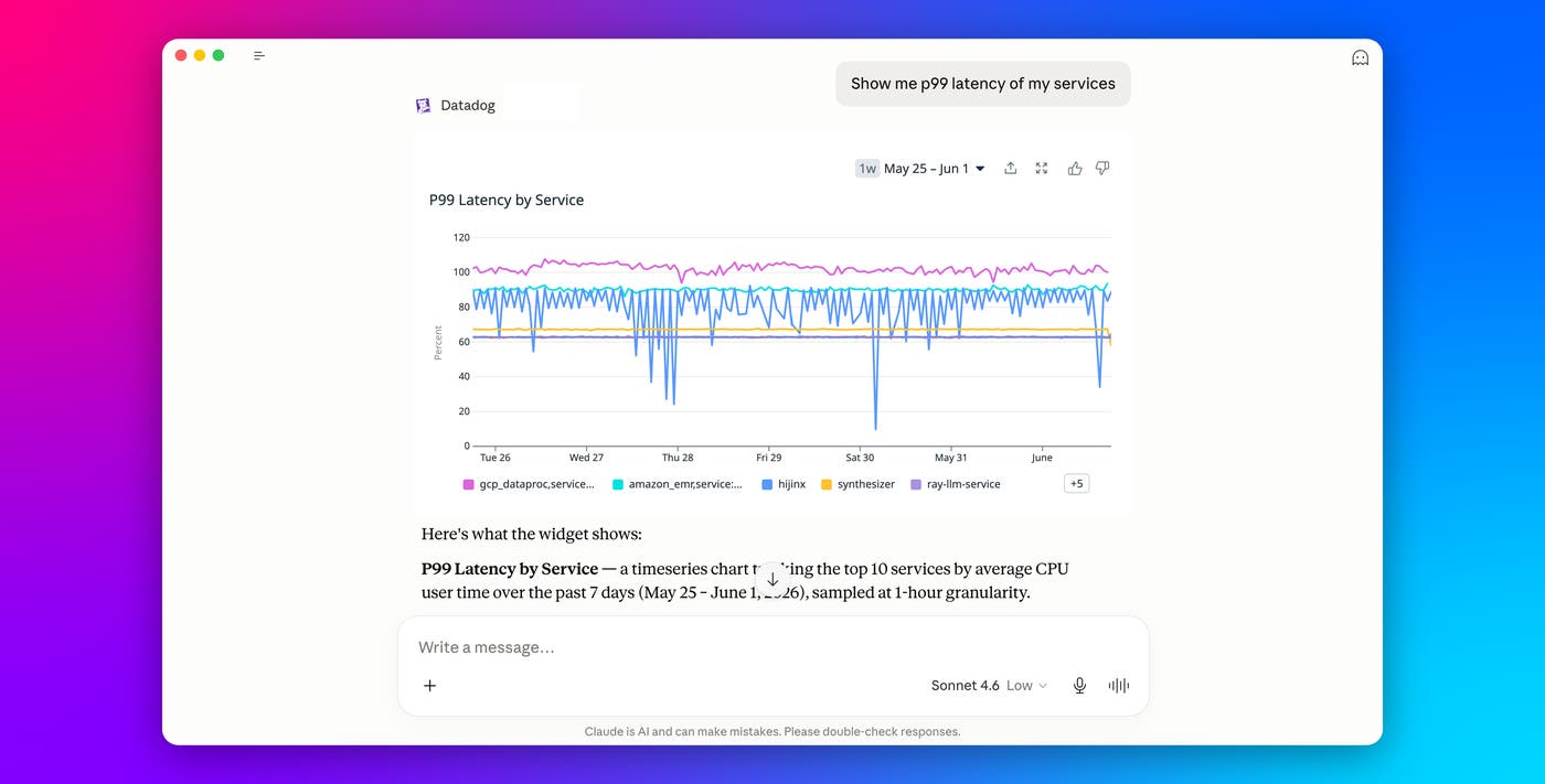 Datadog MCP Apps: Interactive experiences in AI workflows Datadog MCP Apps: Interactive experiences in AI workflows