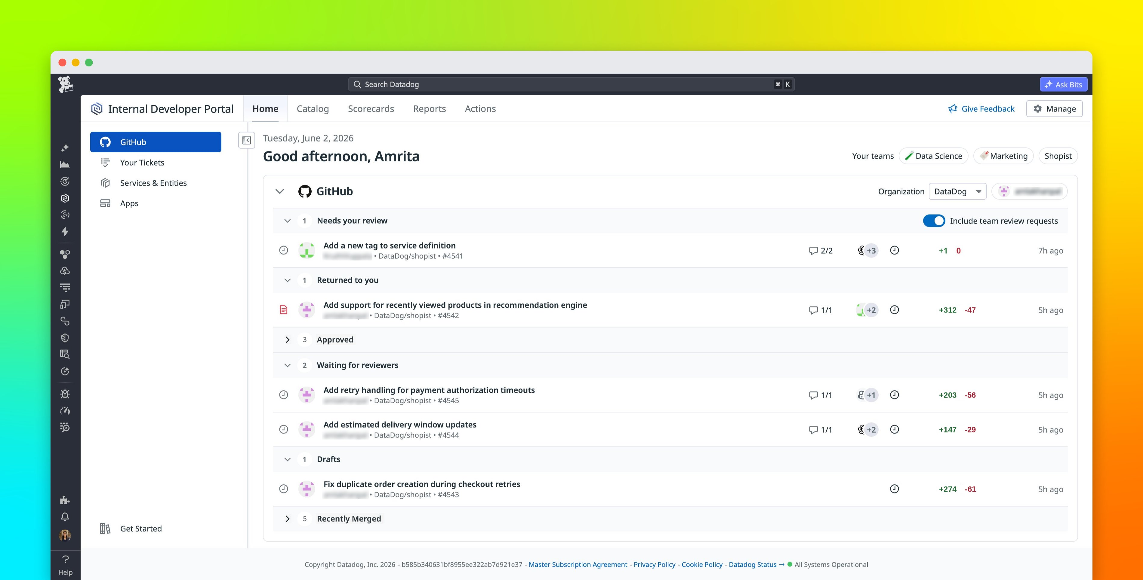 Start your day with the IDP Homepage