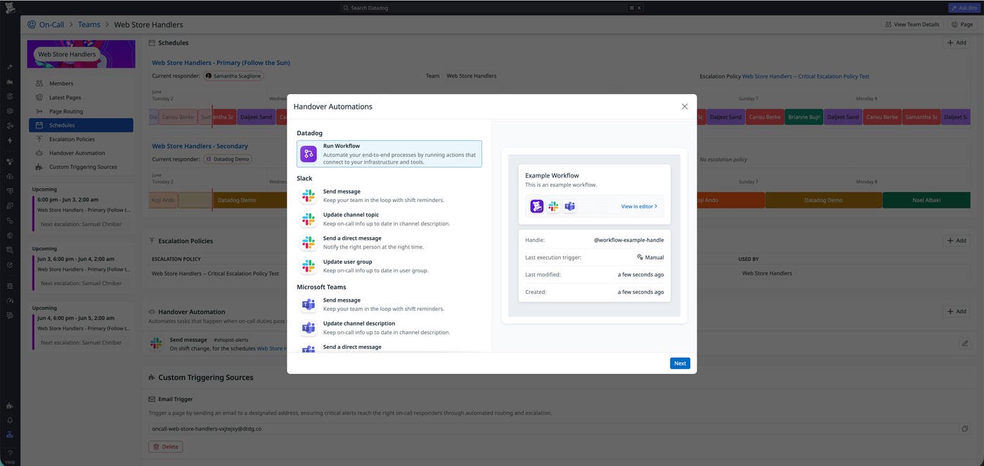 A view showing the configuration of a handover automation. A view showing the configuration of a handover automation.