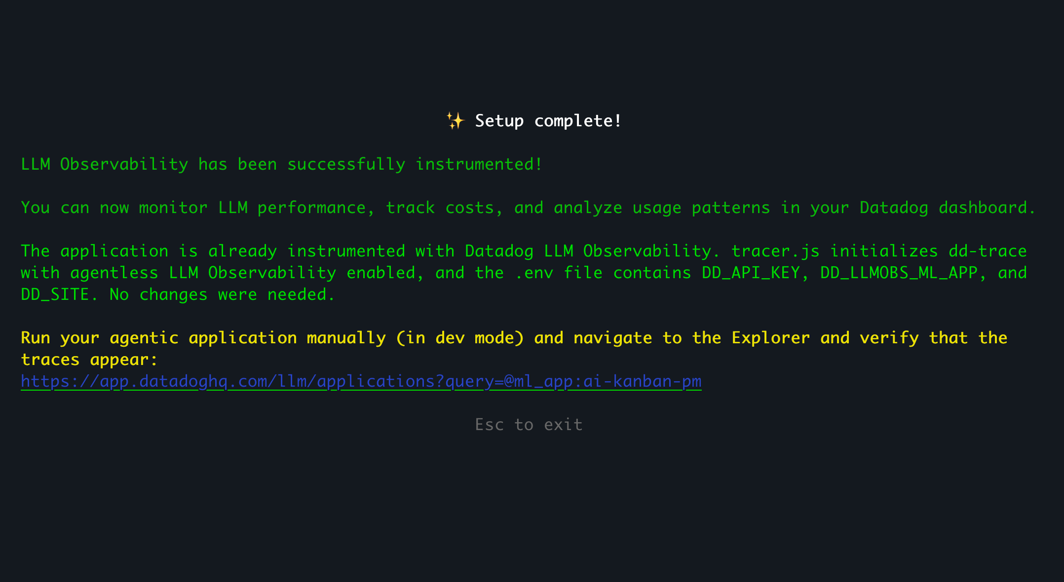 A view of an MCP Server successfully instrumenting LLM Observability.