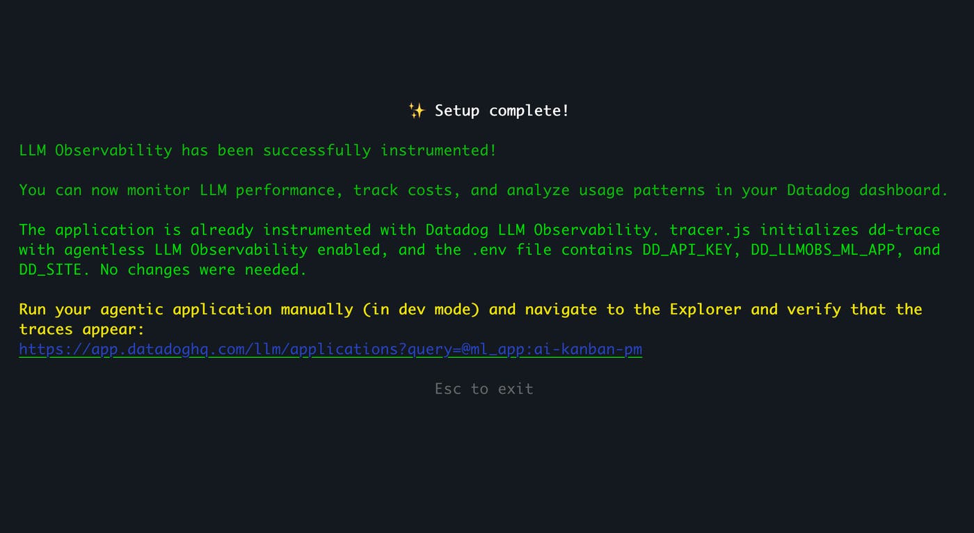 A view of an MCP Server successfully instrumenting LLM Observability. A view of an MCP Server successfully instrumenting LLM Observability.