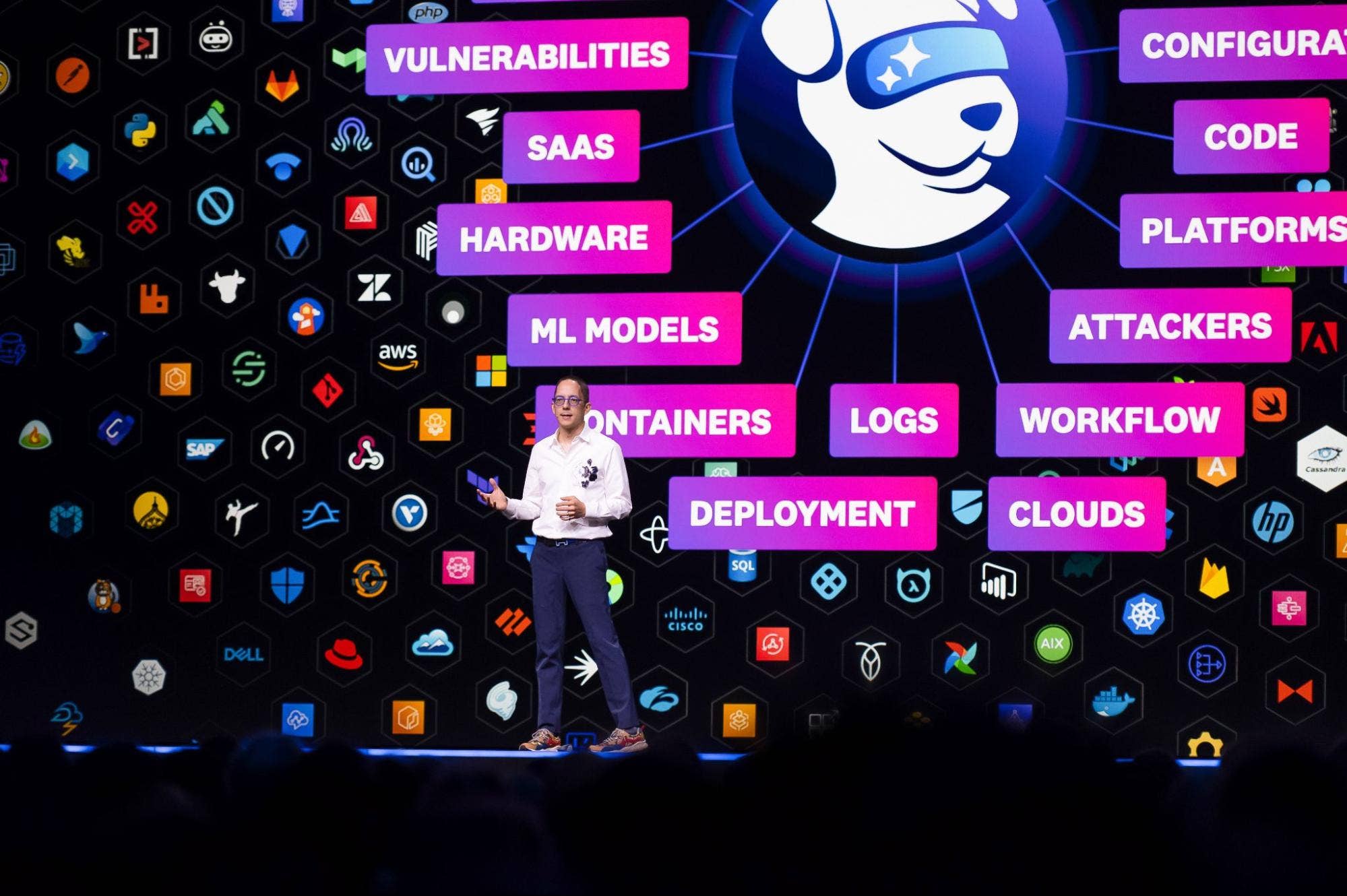 Datadog CTO and Co-Founder Alexis Lê-Quôc speaking on stage during the DASH 2026 keynote.