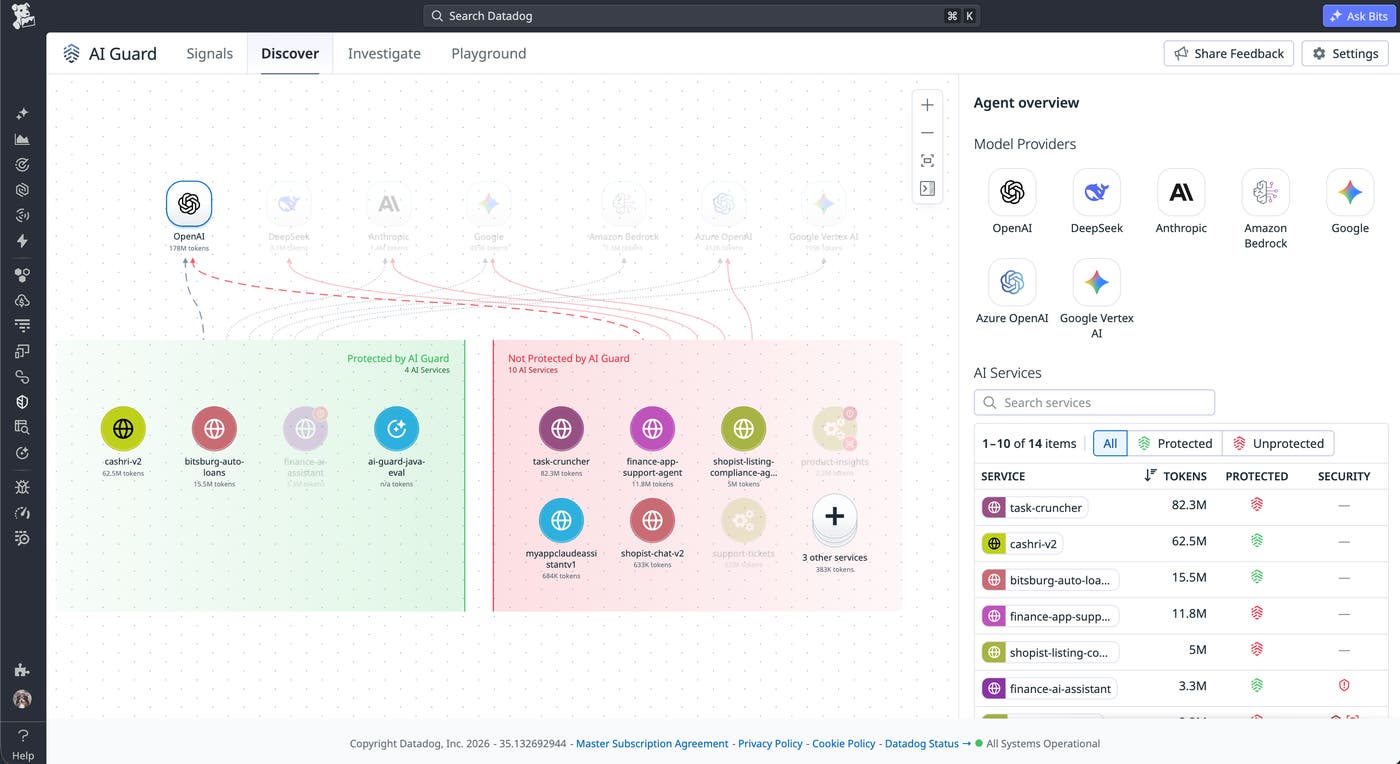AI Guard Discovery identifies artificial intelligence applications that contact model providers without passing through an approved gateway. AI Guard Discovery identifies artificial intelligence applications that contact model providers without passing through an approved gateway.
