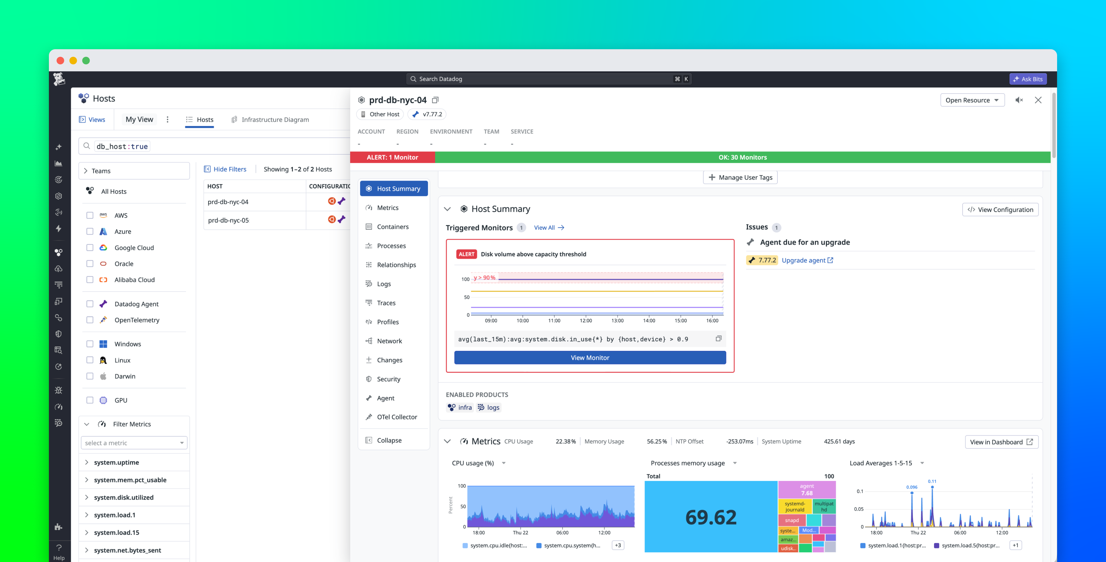 Match monitoring depth to workload needs with Infrastructure Basic
