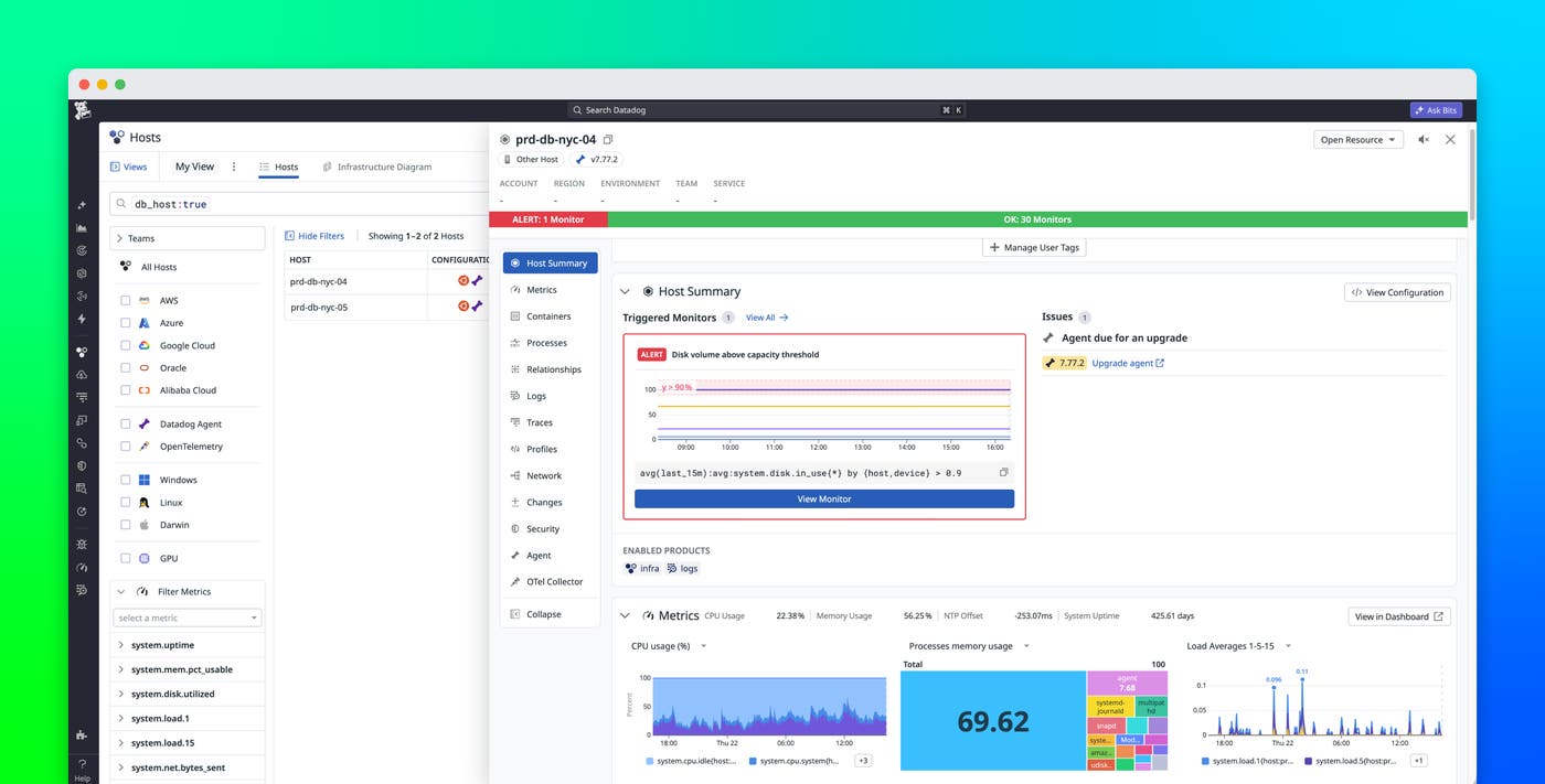 Match monitoring depth to workload needs with Infrastructure Basic Match monitoring depth to workload needs with Infrastructure Basic