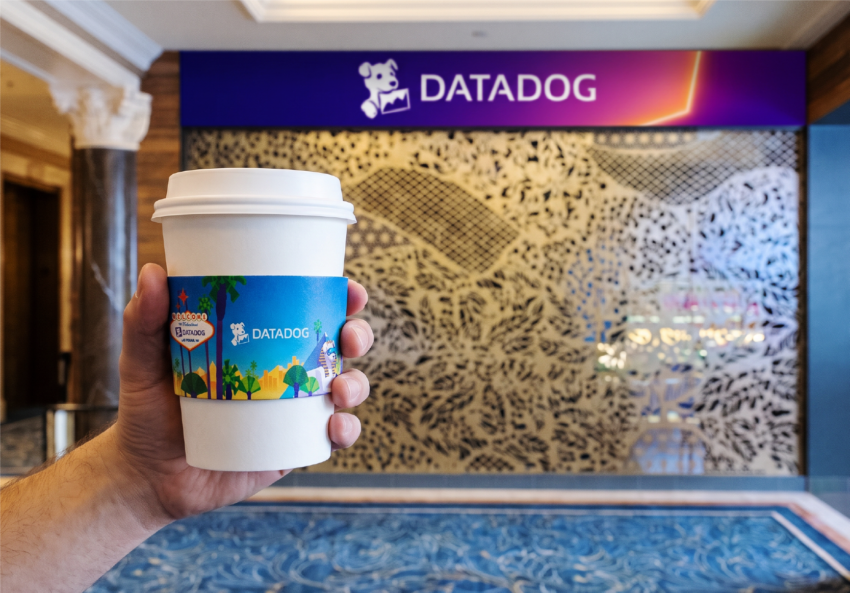 Datadog sponsoring Starbucks